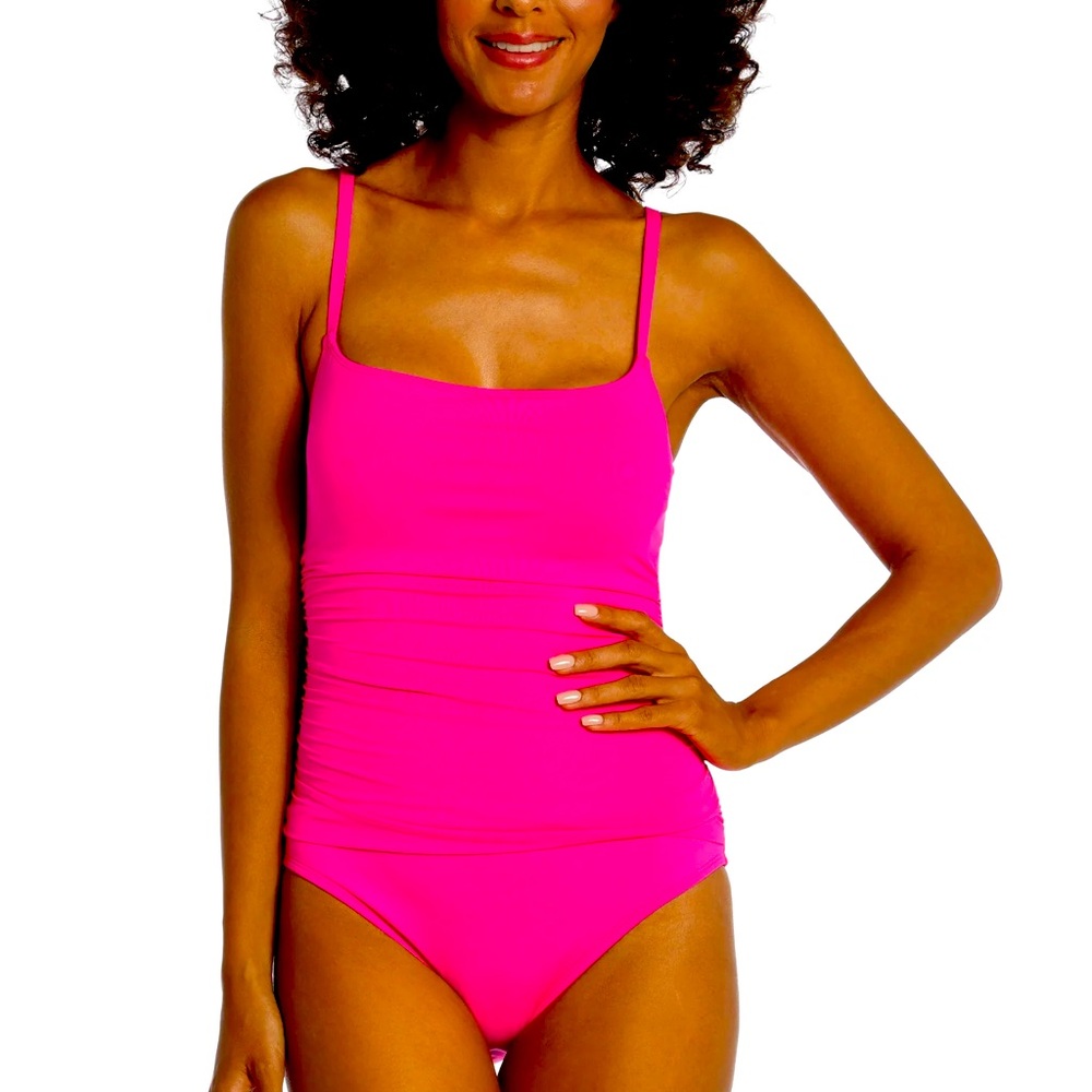 Island Goddess Lingerie One Piece  bright pink size 6 NWT